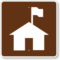 Ranger Station, MUTCD Guide Sign for Campground