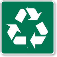 Recycling, MUTCD Guide Sign for Campground