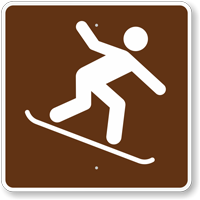 Snowboarding, MUTCD Guide Sign for Campground