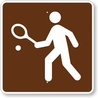 Tennis, MUTCD Guide Sign for Campground
