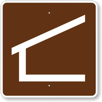 Trail Shelter, MUTCD Guide Sign for Campground