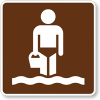 Wading, MUTCD Guide Sign for Campground