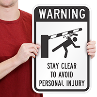 Warning Automatic Gate Signs