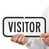 VISITOR Signs