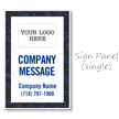Add Company Message BigBoss Portable Custom Sidewalk Sign