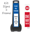 LotBoss "Please Pull Forward, Students Exit on Passenger Side" Portable Kit