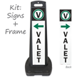 LotBoss "VALET" Sign Kit with Left and Right Arrow
