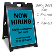 Now Hiring BigBoss Portable Custom Sidewalk Sign