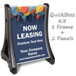 Now Leasing BigBoss Portable Custom Sidewalk Sign