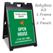 Open House BigBoss Portable Custom Sidewalk Sign