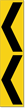 Yellow Black Chevron (Left)