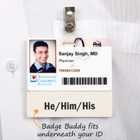 High Quality Preferred Pronoun Badges!