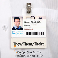 High Quality Preferred Pronoun Badges!