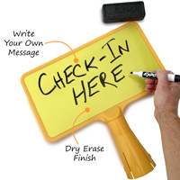 Make your own custom cone top sign