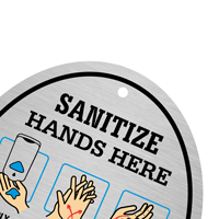 Industrial Sanitization Door Sign