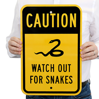Snake Warning Sign
