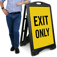 Exit Only Sign