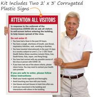 Alert sign for recent outbreak