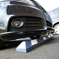 6 ft Blue Rubber Wheel Stop