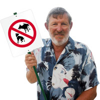 No Dog Pooping And No Dog Peeing Signs