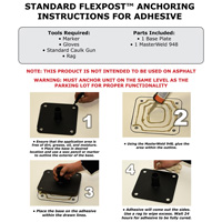 FlexPost Signs Post - Adhesive Model