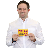 This Equipment Produces Radiation When Energized Label