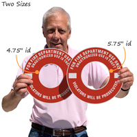 Fire Hydrant Marker Ring for Exclusive Fire Department Use