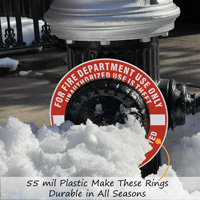 Reserved Fire Department Access: Hydrant Marker