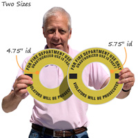 Fire Department Use Only Fire Hydrant Ring