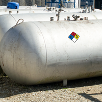 NFPA 704 Diamond Safety Sign