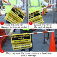 Construction Zone Warning Sign