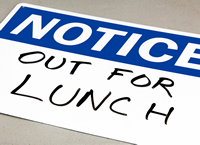 Write-On, Dry Erase (Blank) Notice Sign