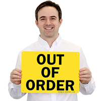 Machine Service Sign