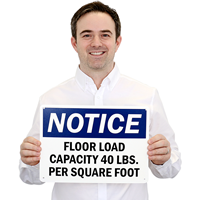 Custom OSHA Notice Sign