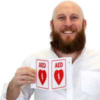 AED Projecting Sign