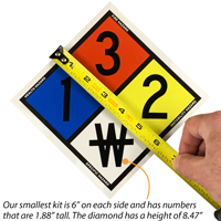 Emergency Exit Signs High Visibility Adhesive Labels
