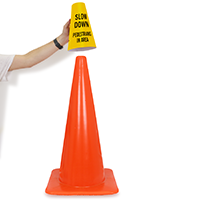 Slow Down Road Traffic Sign