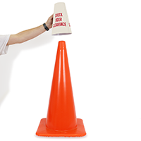 Check Door Clearance Safety Sign