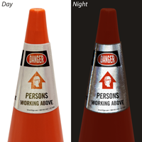 Persons Working Above Cone Collar