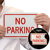 No Parking Symbol Sign