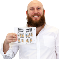 Hand Sanitizer Dispenser Notice