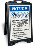 Mandatory Employee Screening Entrance Notice