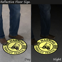 Reflective Floor Sign