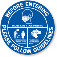 Face Covering Required Sign
