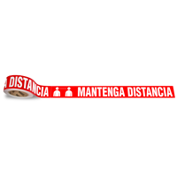 Mantenga Distancia Floor Marking Tapes