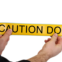 Caution: Do Not Enter Floor Tape