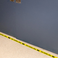 Caution ESD Control Area Floor Tape