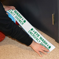 Green Floor Message Tape