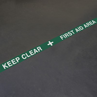 Clearly Mark First Aid Zone