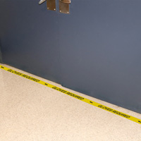 Floor Message Tape for Hand Protection